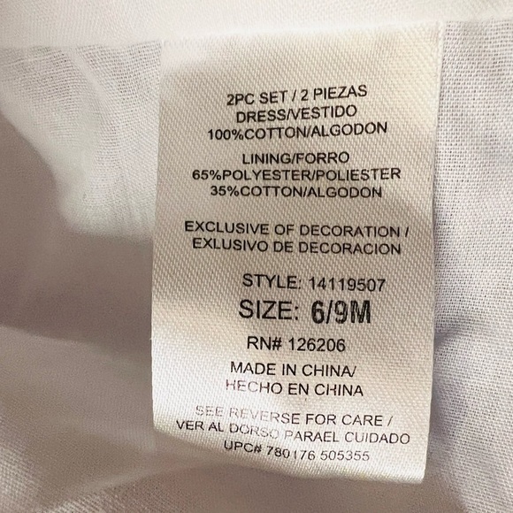 LAURA ASHLEY LONDON BABY GIRL  SLEEVELESS FLORAL DRESS SIZE 6-9 MONTHS - Picture 2 of 11